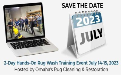 Hands On Rug Washing Event July 14-15